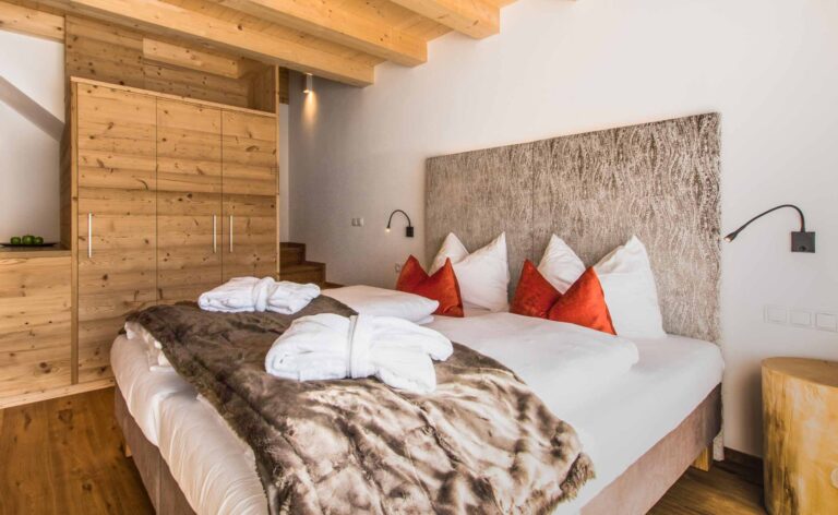 Schlafzimmer der Familiensuite